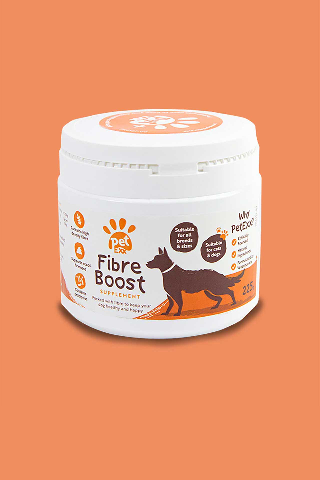 Fibre and probiotic supplement Oat Bran Dog Prebiotic